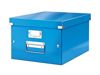 Uzglabāšanas kaste Leitz, Click & Store, A4, zila