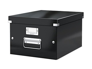 Uzglabāšanas kaste Leitz, Click & Store, A4, melna