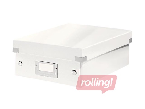 Storage and transportation box Leitz, Click & Store, small, white