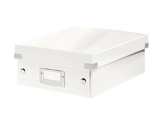 Storage and transportation box Leitz, Click & Store, small, white