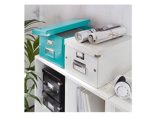 Uzglabāšanas kaste Leitz, Click & Store, A4, ledus zila