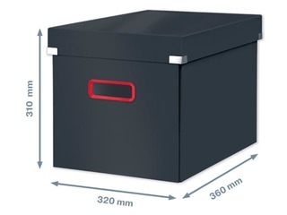 Uzglabāšanas kaste Leitz Cosy Cube L, pelēka