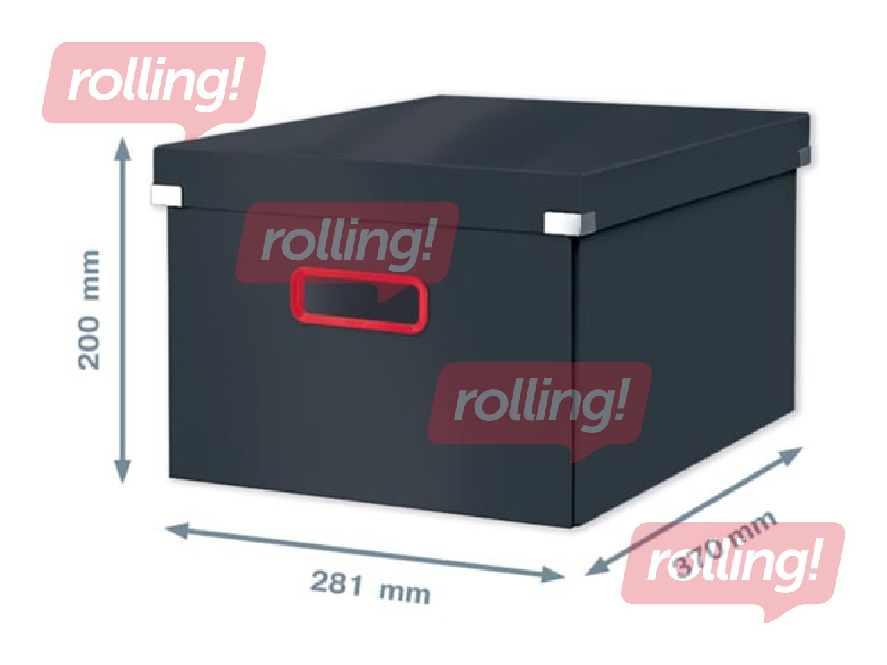 Hoiukast Leitz Cozy Click & Store, A4, hall