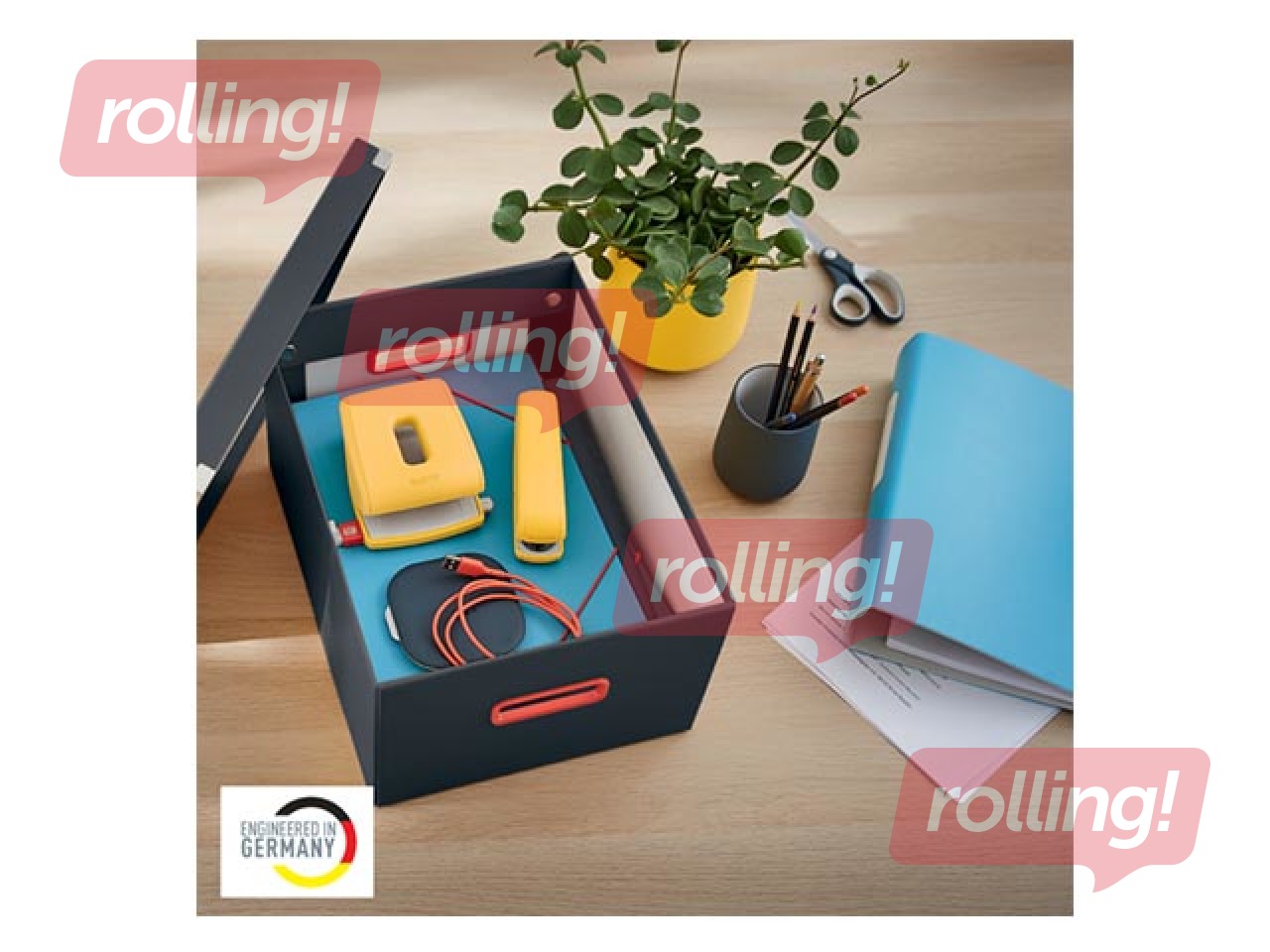 Storage Box Leitz Cosy Click & Store, A4, grey