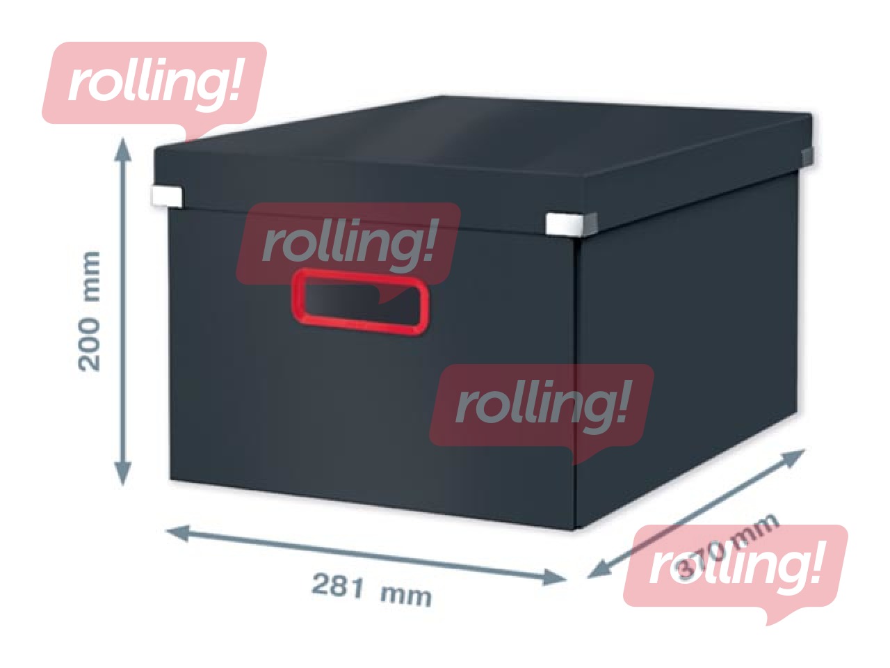 Storage Box Leitz Cosy Click & Store, A4, grey