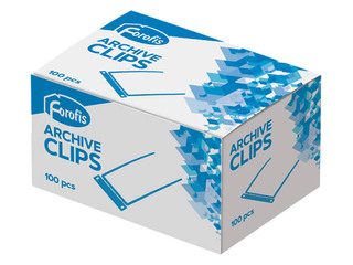Arhivēšanas līstītes ar metāla stieplīti Forofis, 100 gab.