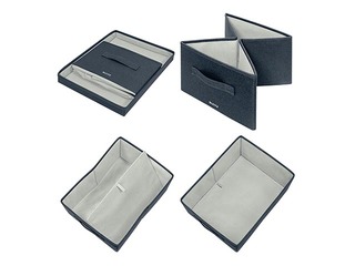 Storage Box Leitz Fabric, A4, grey, 2 pcs.