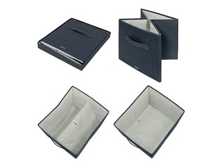 Storage Box Leitz Fabric L, grey, 2 pcs.