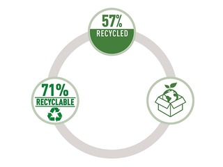 Storage Box Leitz Fabric L, grey, 2 pcs.