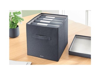 Storage Box Leitz Fabric L, grey, 2 pcs.
