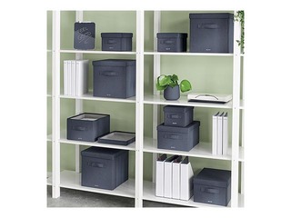 Storage Box Leitz Fabric L, grey, 2 pcs.