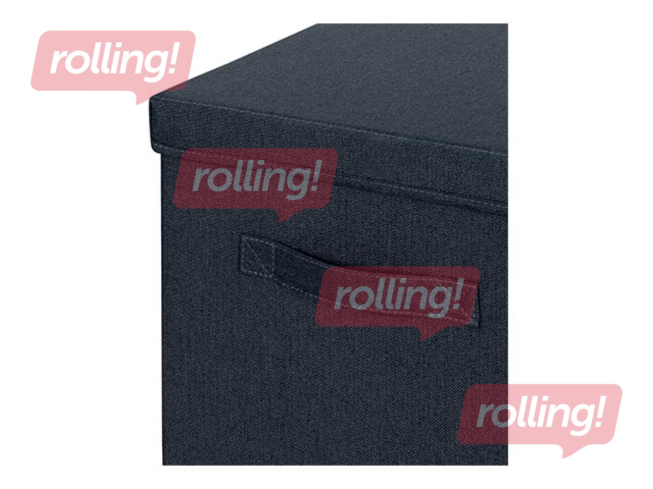 Uzglabāšanas kastes Leitz Fabric L, pelēkas, 2 gab.