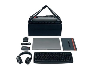 Uzglabāšanas un pārvadāšanas soma Leitz Fabric Hot, pelēka