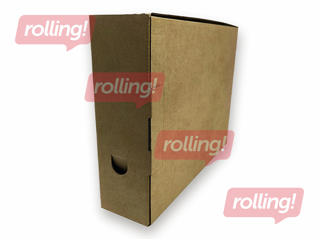 Архивная коробка SM·LT 335x250x82мм, картонная, коричневая