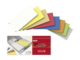 Starplapas Brunnen, kartona, baltas, 10.5x24cm, 100 gab.