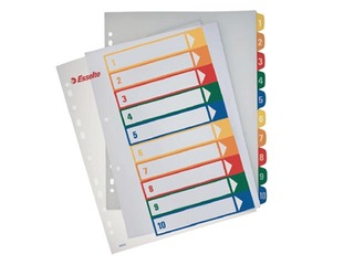 Vahelehed Esselte Project A4,1-10, kile