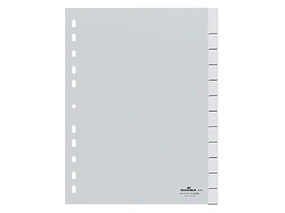 Indexes Durable A4+ with Sealed Tabs and 12 oversized Insert Labels
