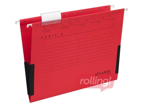 Rippkaaned Atlanta, küljekinnitusega, Serie-E  A4, punane