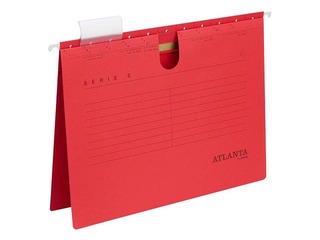Подвесные папки Atlanta с механизмом скоросшивателя, красные