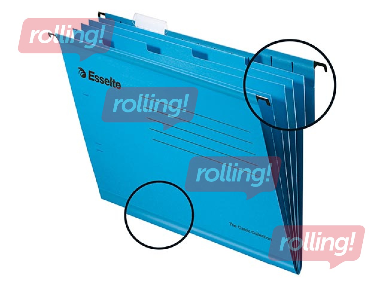 Suspension file with dividers Esselte Pendaflex Standart , A4, blue, 10 pcs.