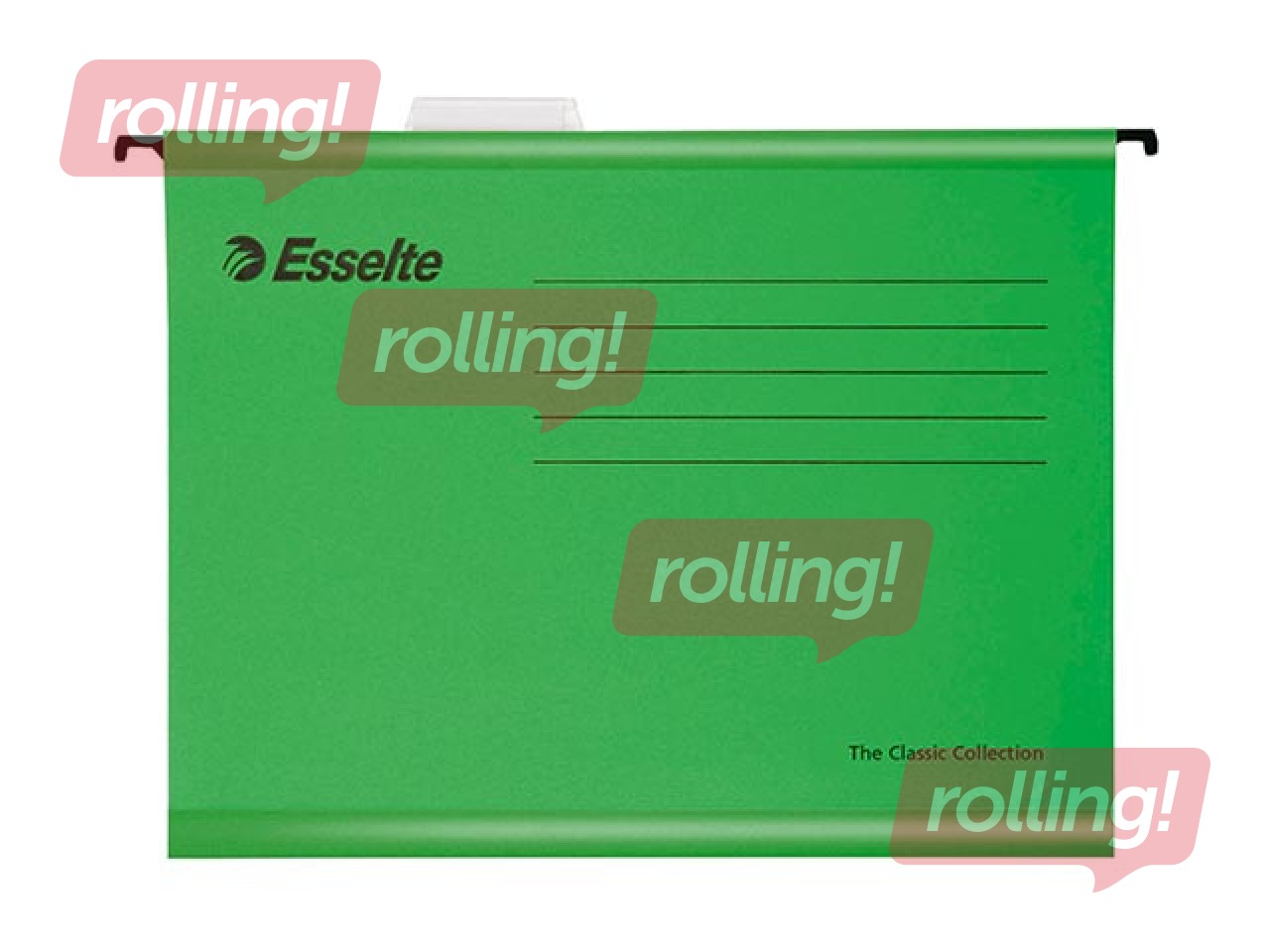 Iekarināmie vāki Esselte Classic, zaļi