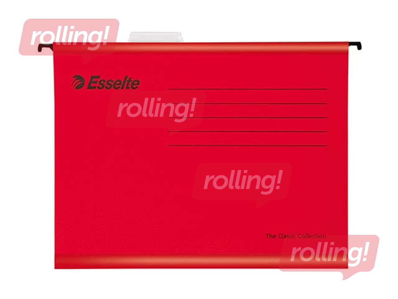 Подвесные папки Esselte Classic, красные