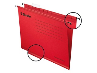 Подвесные папки Esselte Classic, красные