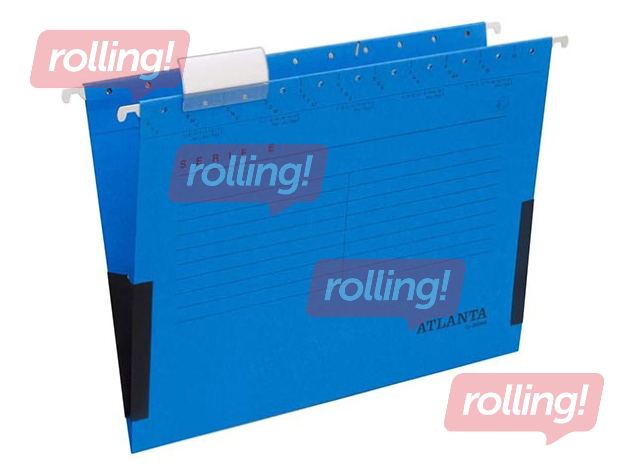 Iekarināmie vāki Atlanta ar aizdari sānos, zili