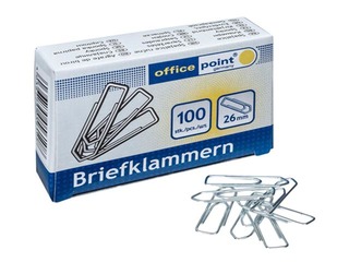 Kirjaklambrid Office Point, 26mm, 100 tk.