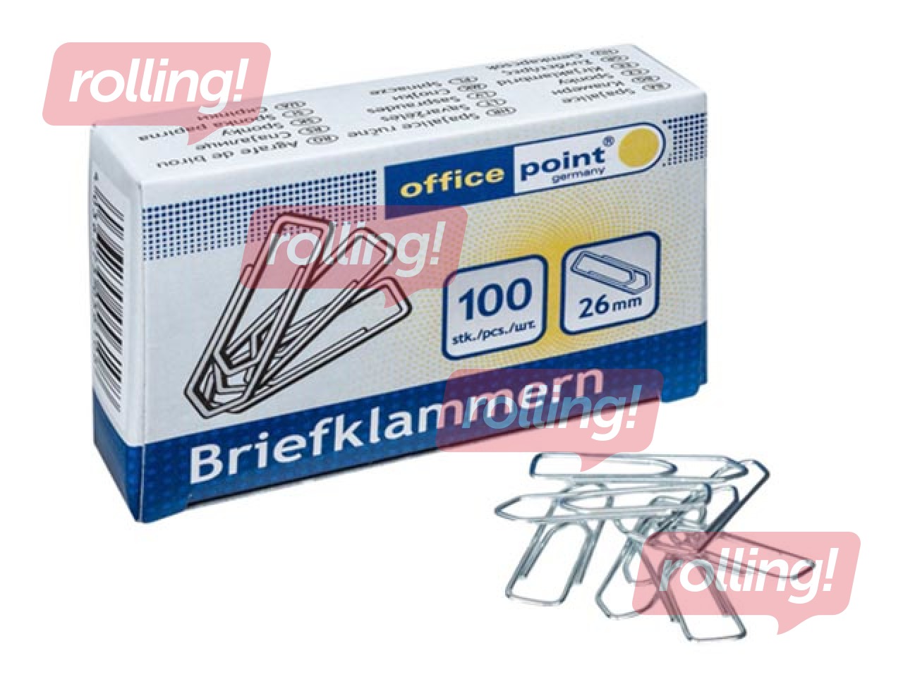 Saspraudes Office Point, 26mm, 100 gab.