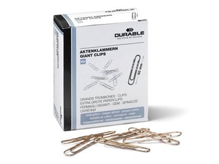 Binder clips Durable, wavy, copper color, 50mm, 100 pcs.