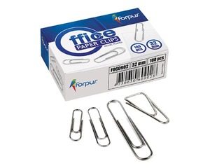 Paper clips, triangle shape, galvanized, 25mm, 100 pcs.