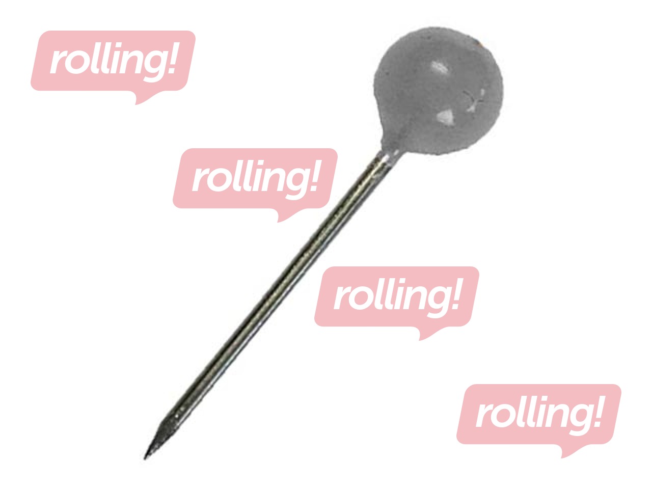 Pins ALCO, grey, 8x16mm