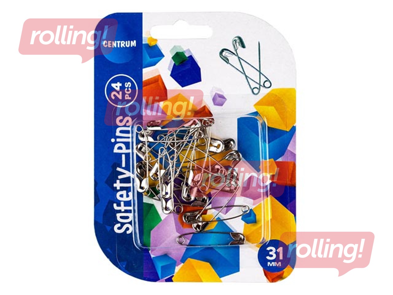 Булавки английские 31mm, 24 шт.