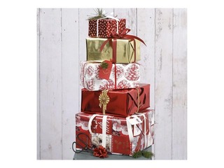 Saspraudes Sirds, zelta, 30x20mm, 6 gab.