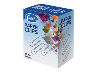 Paper clips Forofis, 33mm, 1000 pcs.