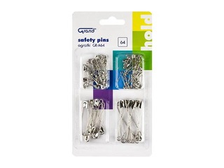 English clips, assorted sizes, 64 pcs.