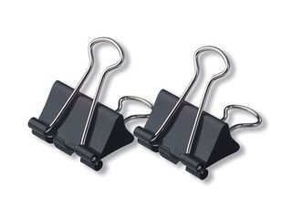 Paberiklambrid Concorde, 15mm, must, 12 tk.