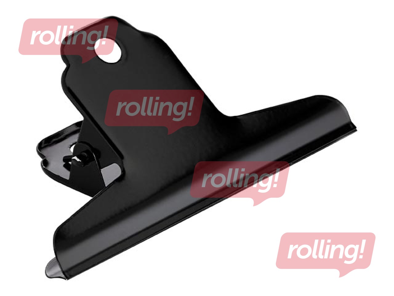 Klipši papīram ALCO, 100 x 30mm, melni, 10 gab.