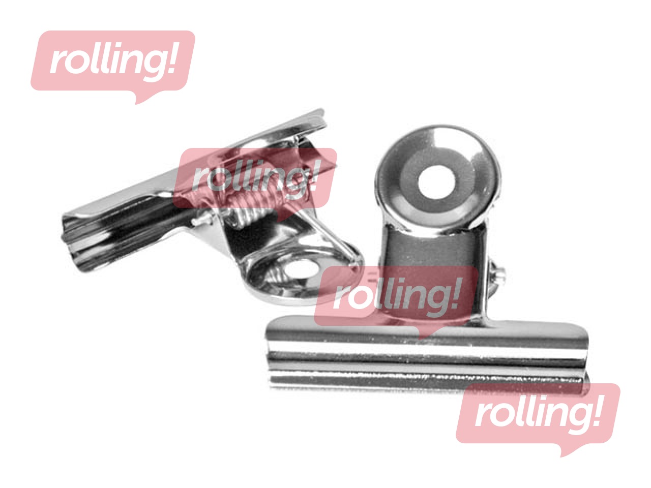 Binder clips Forofis, 75mm, silver, 6 pcs.