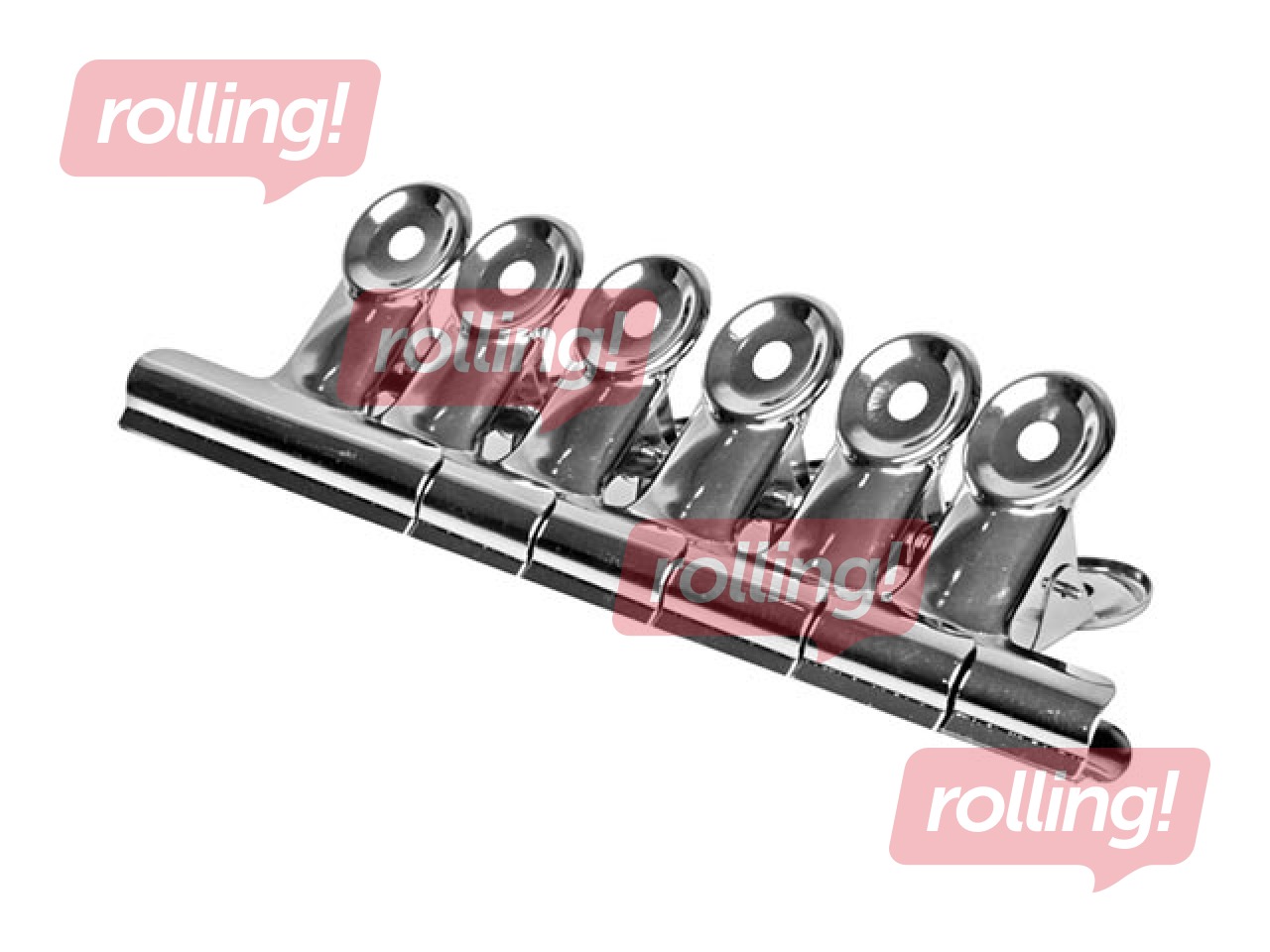 Köiteklambrid Forofis, 75mm, hõbedane, 6 tk.