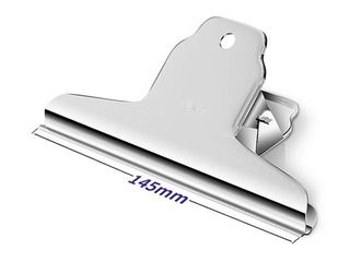 Binder clips Deli, 145mm, silver, 4 pcs.