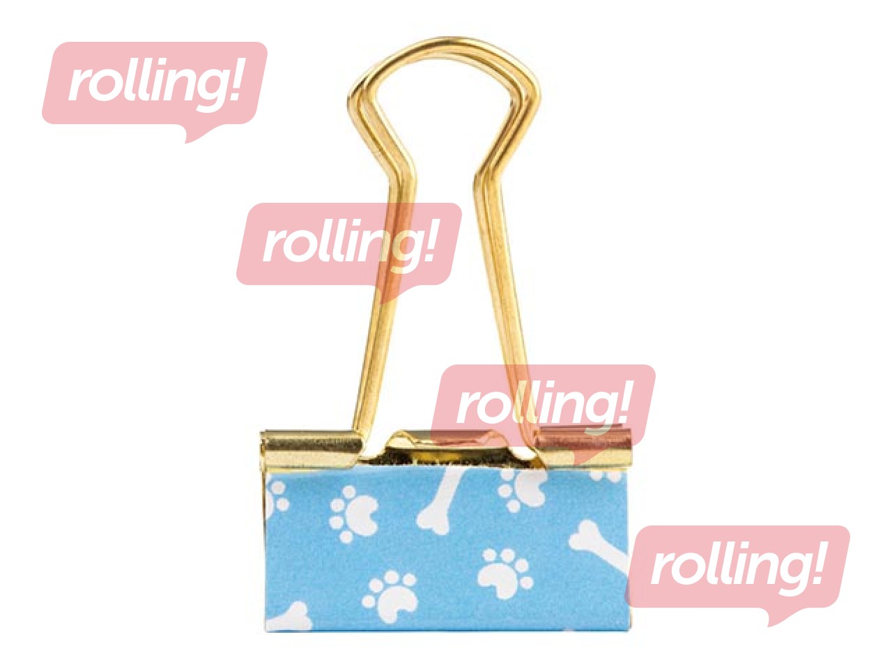 Metāla klipši papīram Happy Color, dažādās krāsās, 6 gab.