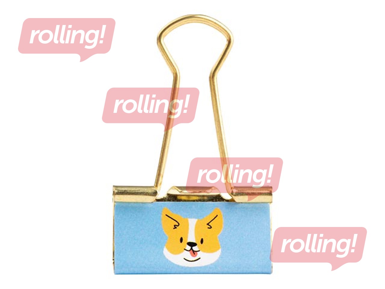 Metāla klipši papīram Happy Color, dažādās krāsās, 6 gab.