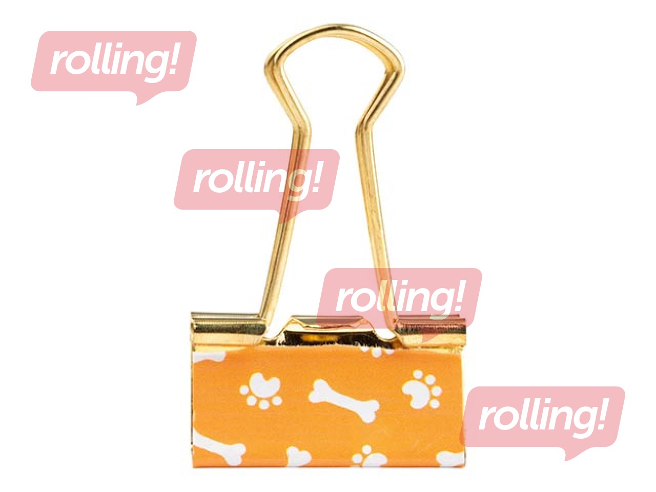 Metāla klipši papīram Happy Color, dažādās krāsās, 6 gab.