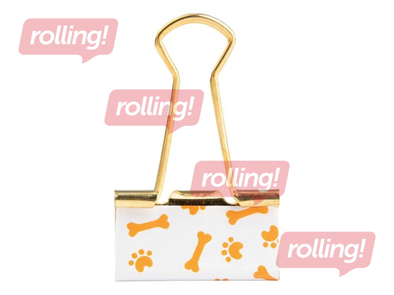 Metāla klipši papīram Happy Color, dažādās krāsās, 6 gab.