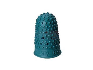 Finger cones Nr.2, green, diameter 17mm, 10 pcs.
