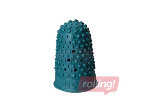 Uzpirksteņi gumijas papīram Nr.2, zaļi, diametrs 17mm, 10 gab.