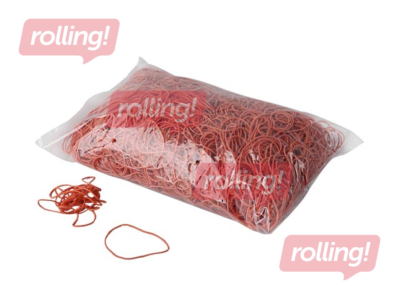 Naudas gumijas, 60mm, 1kg