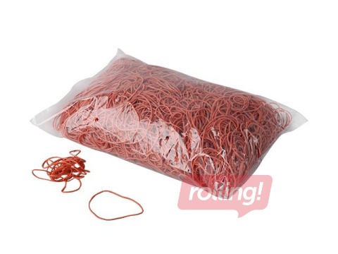 Naudas gumijas, sarkanas, 20mm, 1kg